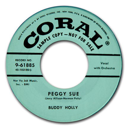 BUDDY HOLLY - 45 - Peggy Sue